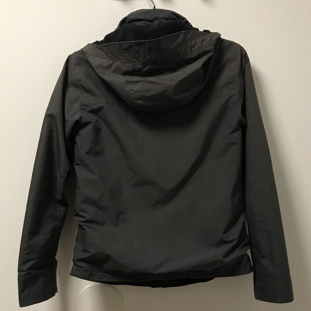 Nice Grey Fleece Lined Zipper & Snap Up Abercrombie & Fitch Jacket! - Picture 8 of 15
